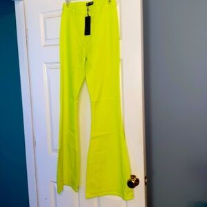 New! Neon yellow pants “JC JQ jeans” brand